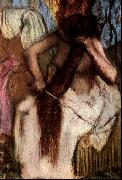Edgar Degas Seated Woman Combing her Hair